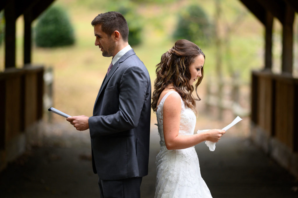 charlotte wedding reading letters