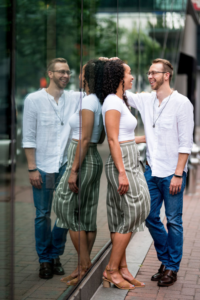 Downtown Charlotte Engagement Shoot